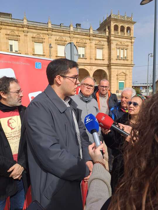 Pablo Novo atiende a los medios de comunicación
