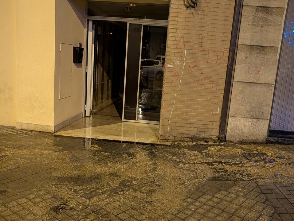 Cristo rey aguas fecales