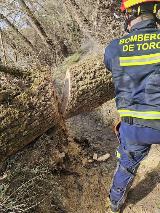 Bomberos de Toro actuación en caminos_2