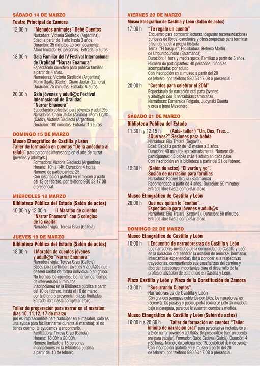 Programa Narrar Enamora