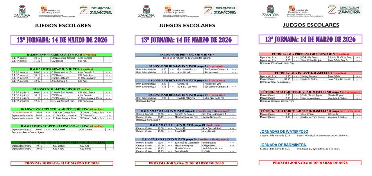 Jornadas escolares