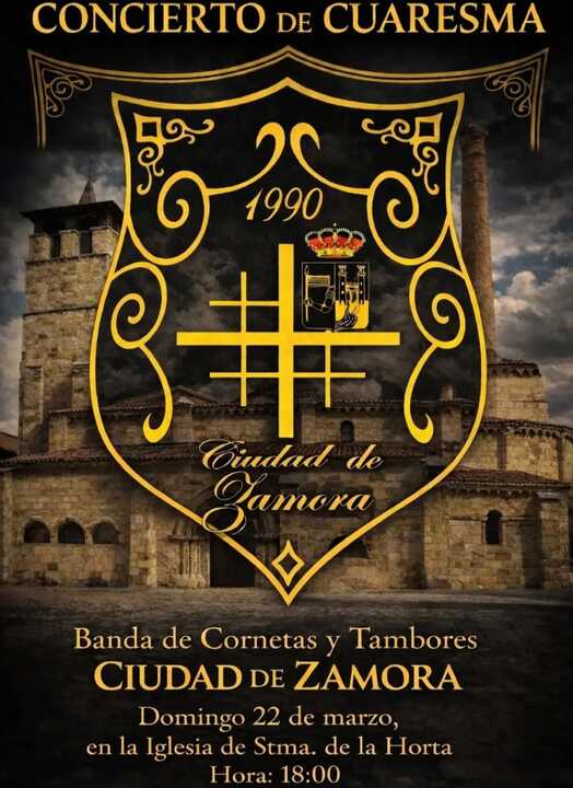 cartel concierto de Cuaresma