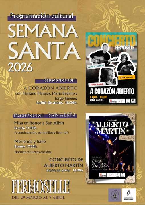 Programación cultural Semana Santa Fermoselle