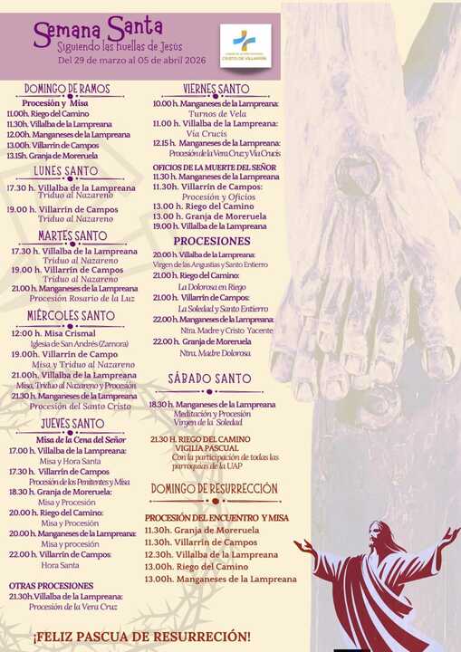 Programa Semana Santa