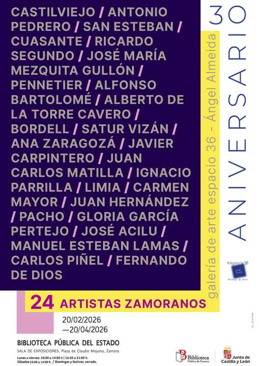 24  artistas zamoranos