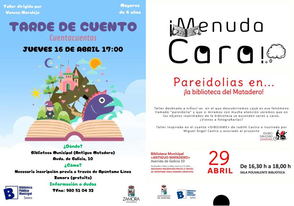 Actividades Biblioteca El Matadero