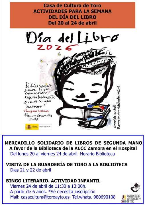 Programación Toro Semana del Día del Libro