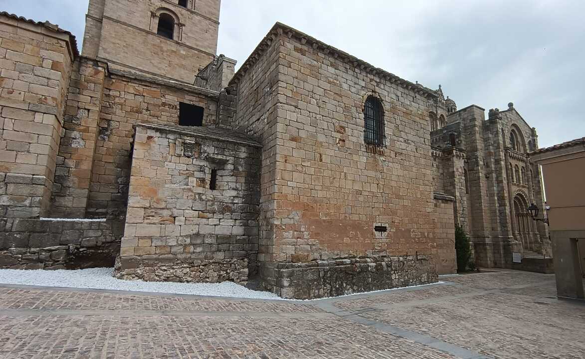 Vistas desde la trasera de la catedral de Zamora