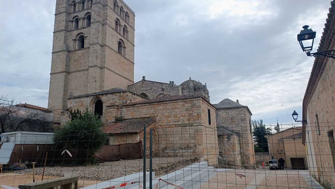 Vista de la seo zamorana