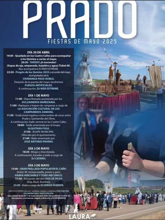 cartel fiestas de Prado