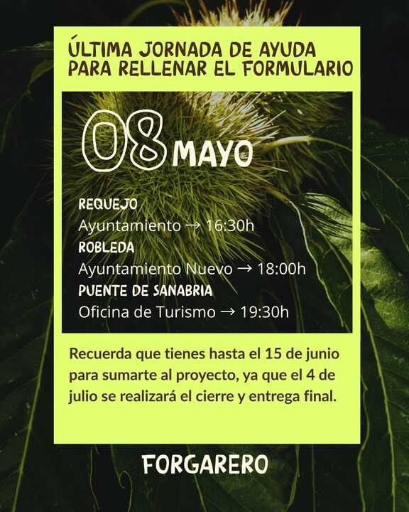 Forgarero ultima jornada de ayuda Sanabria