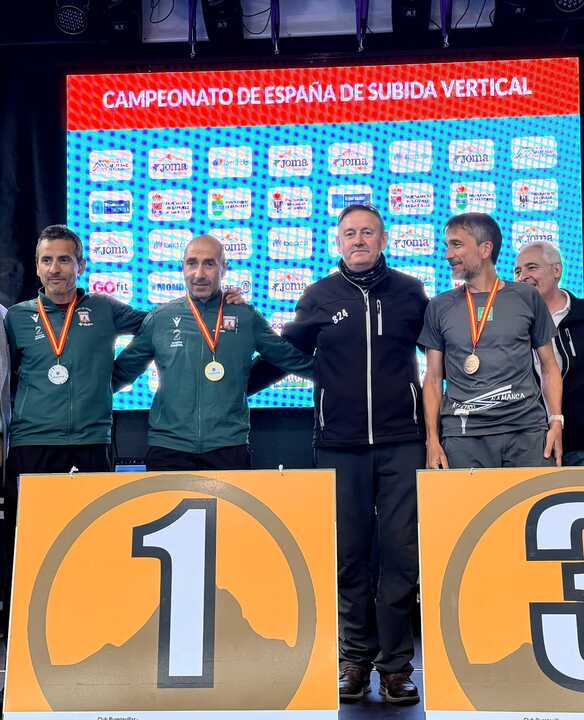 Santiago Mezquita y Ricardo Mayordomo, Campeon y Subcampeon 50 Subida Vertical