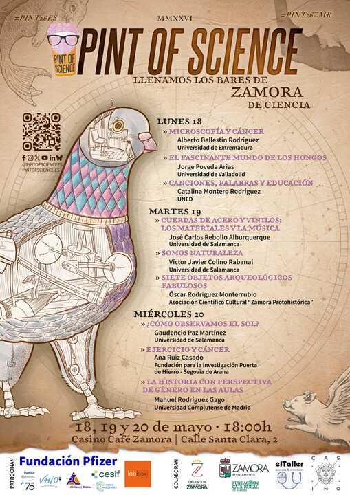 Cartel de las actividades previstas