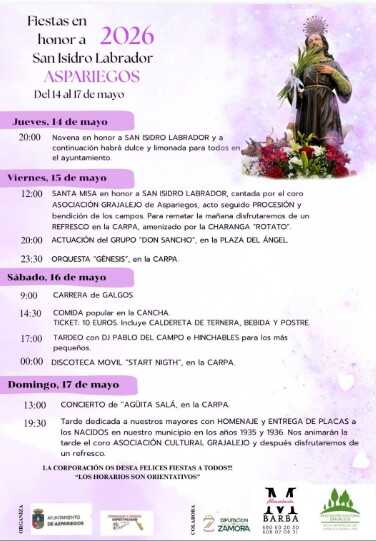 San Isidro Aspariegos cartel