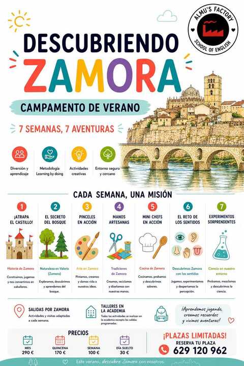 Campamento de Verano Decubriendo Zamora