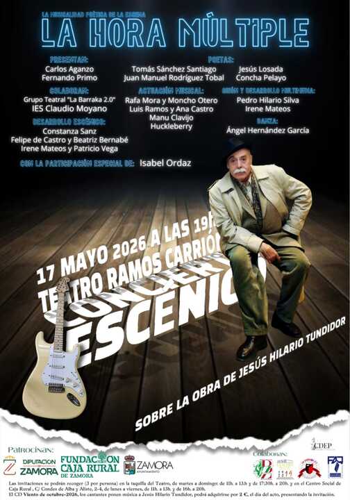 la hora múltiple cartel.