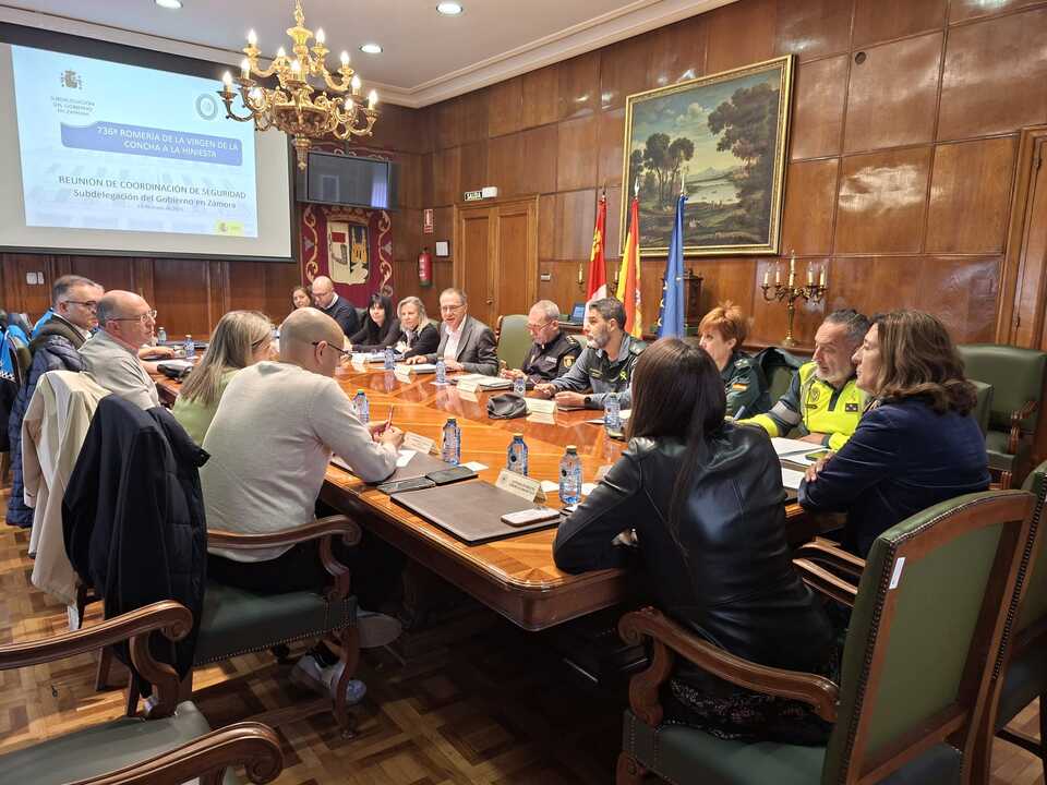 Reunión de coordinación de seguridad en la Subdelegación del Gobierno1