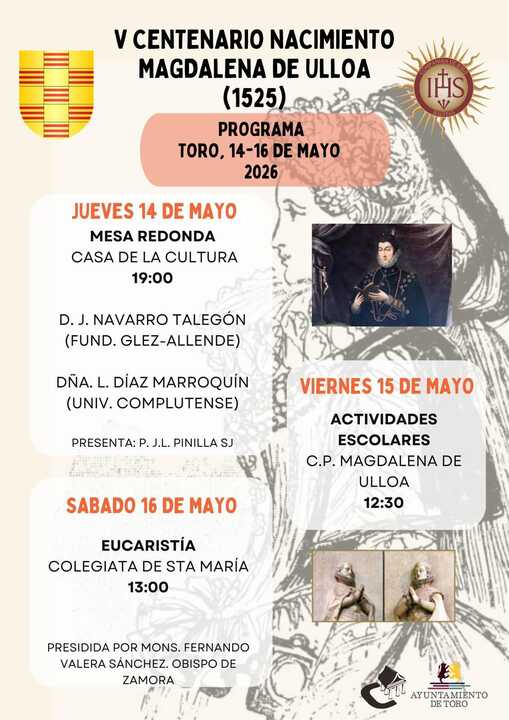 cartel actividades toro Magdalena de Ulloa