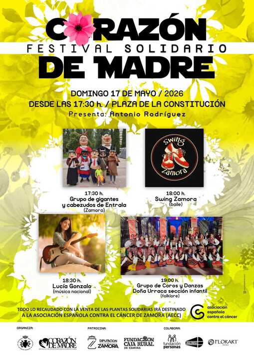 nuevo cartel actualizado Festival Corazon de Madre