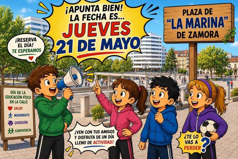 Día de la Educación Física en la Calle Zamora