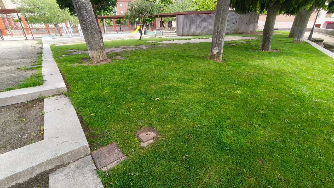 Luz parque san Martín