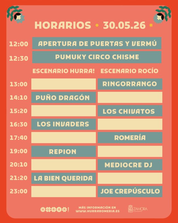 horarios hurra