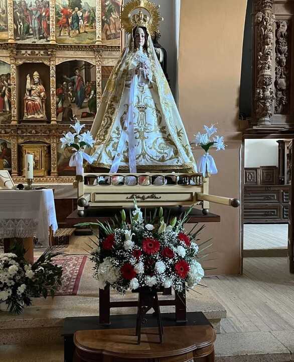 La Virgen de Velilla en la iglesia de San Pedro
