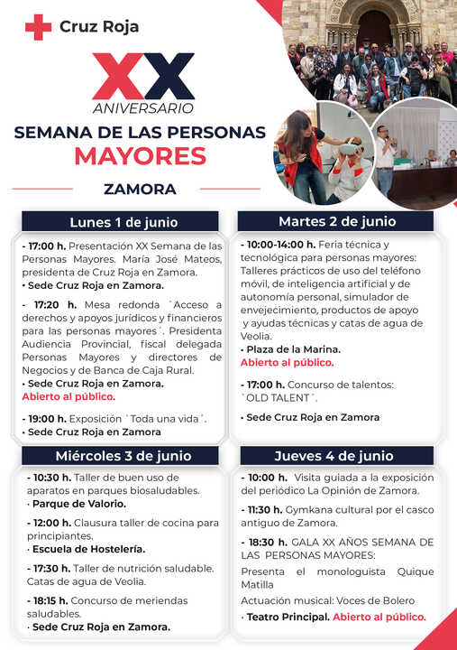 Semana de los Mayores programa