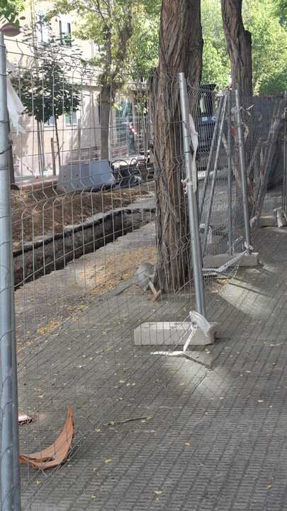 Obras calle de Acalá Galiano