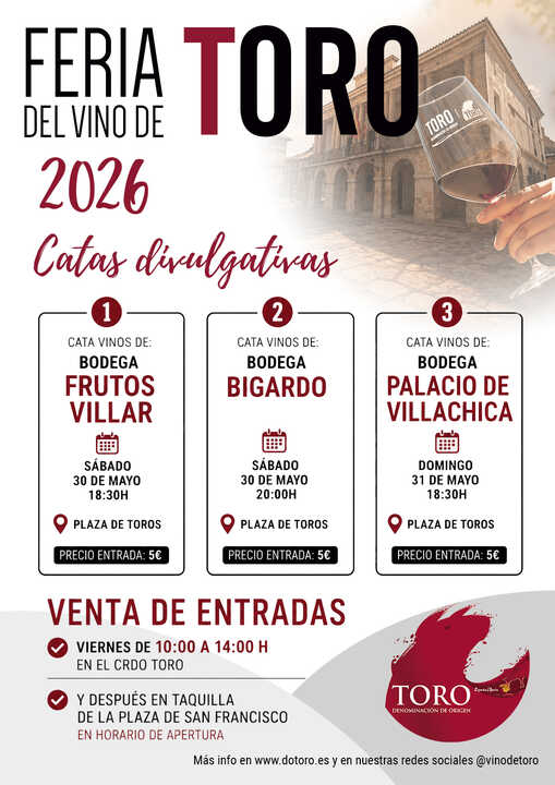 Catas divulgativas Feria del Vino de Toro