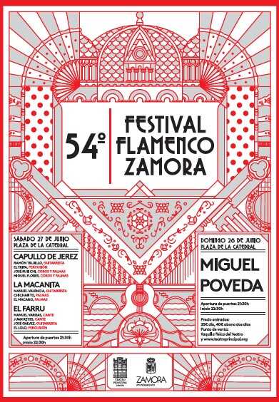 Cartel 54 Feria Flamenca de Zamora 