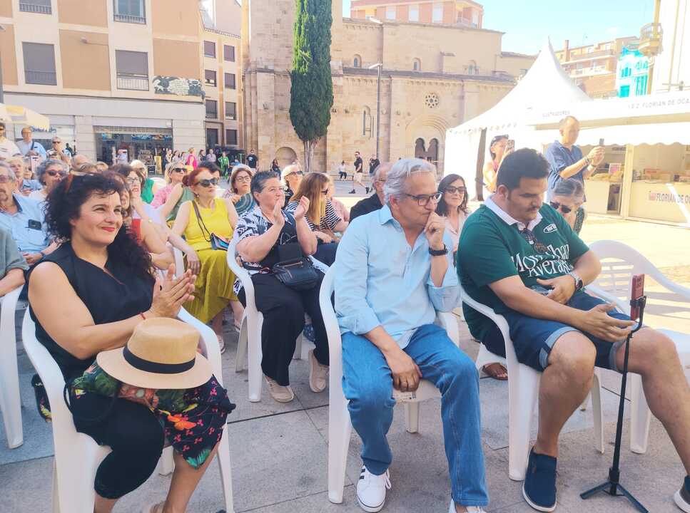Javier y Miguel Aladro, marido e hijo de Rufi Velázquez