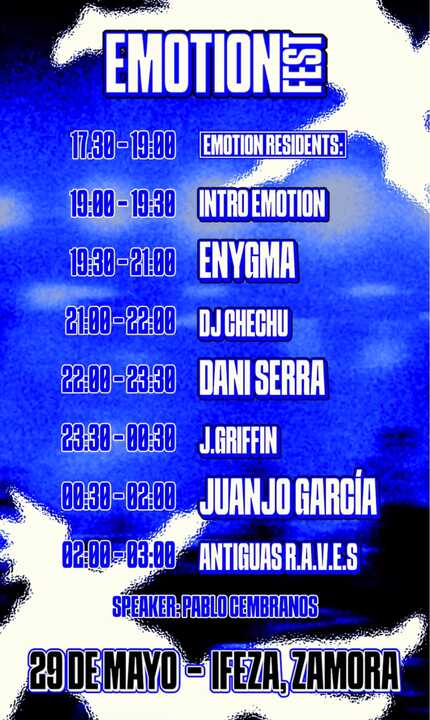 Nuevos Horarios Emotion Fest