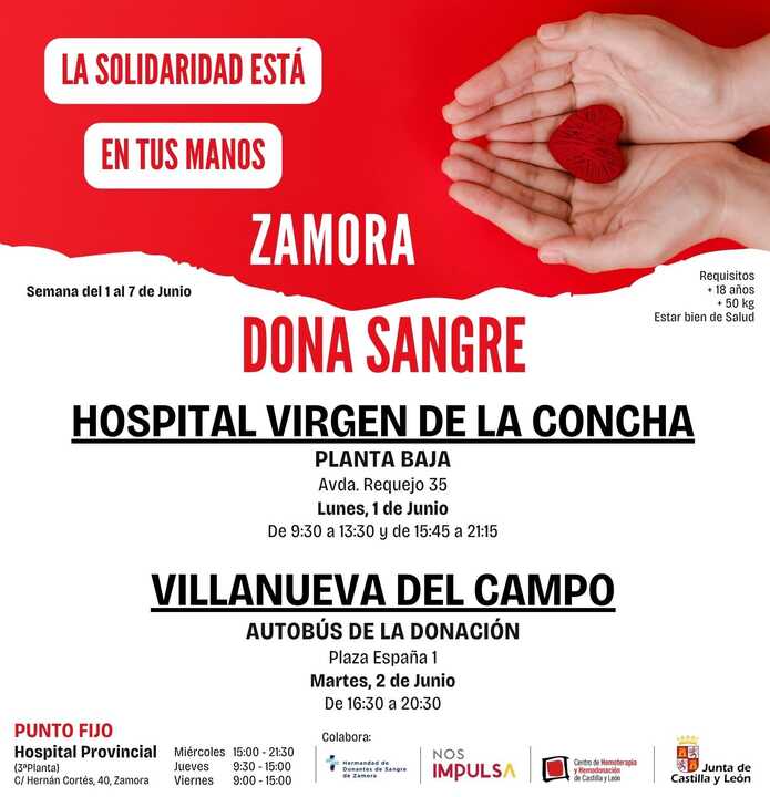 Semana 1 Junio Dona sangre