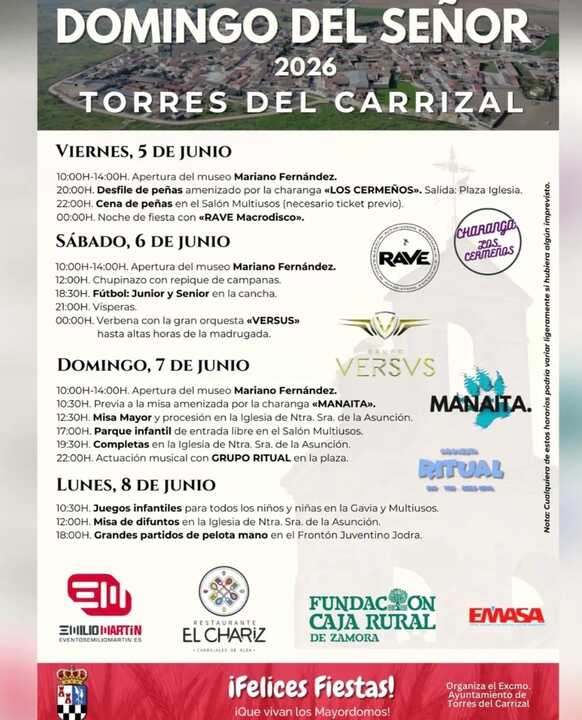 cartel fiestas de Torres del Carrizal