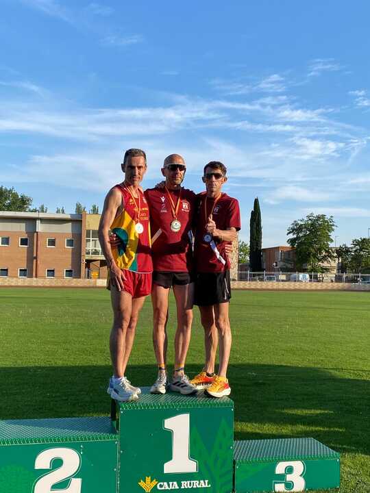 Podio 1500 m. Cto Auto. Master M50