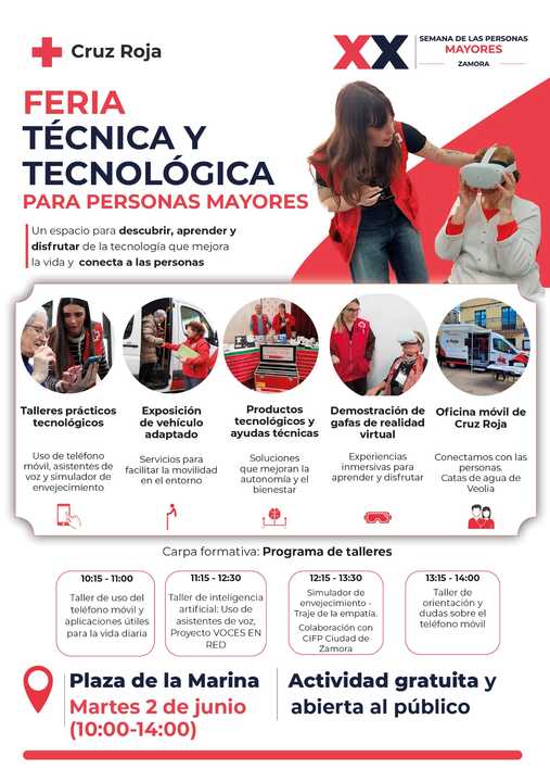 Feria teconologica Cruz Roja La Marina