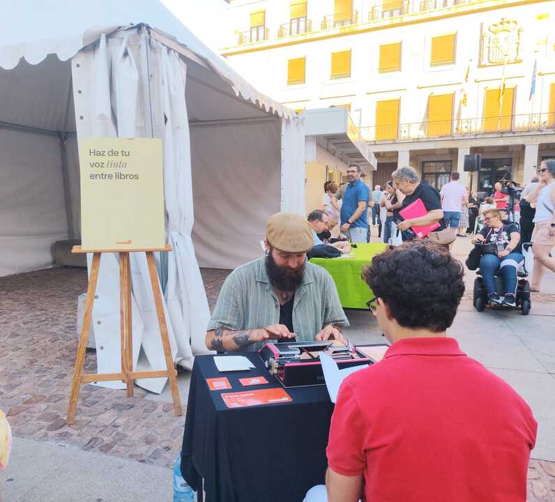 Pablo Urizal en la Feria del Libro de Zamora