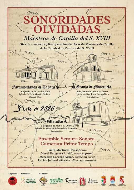 Cartel de las actuaciones