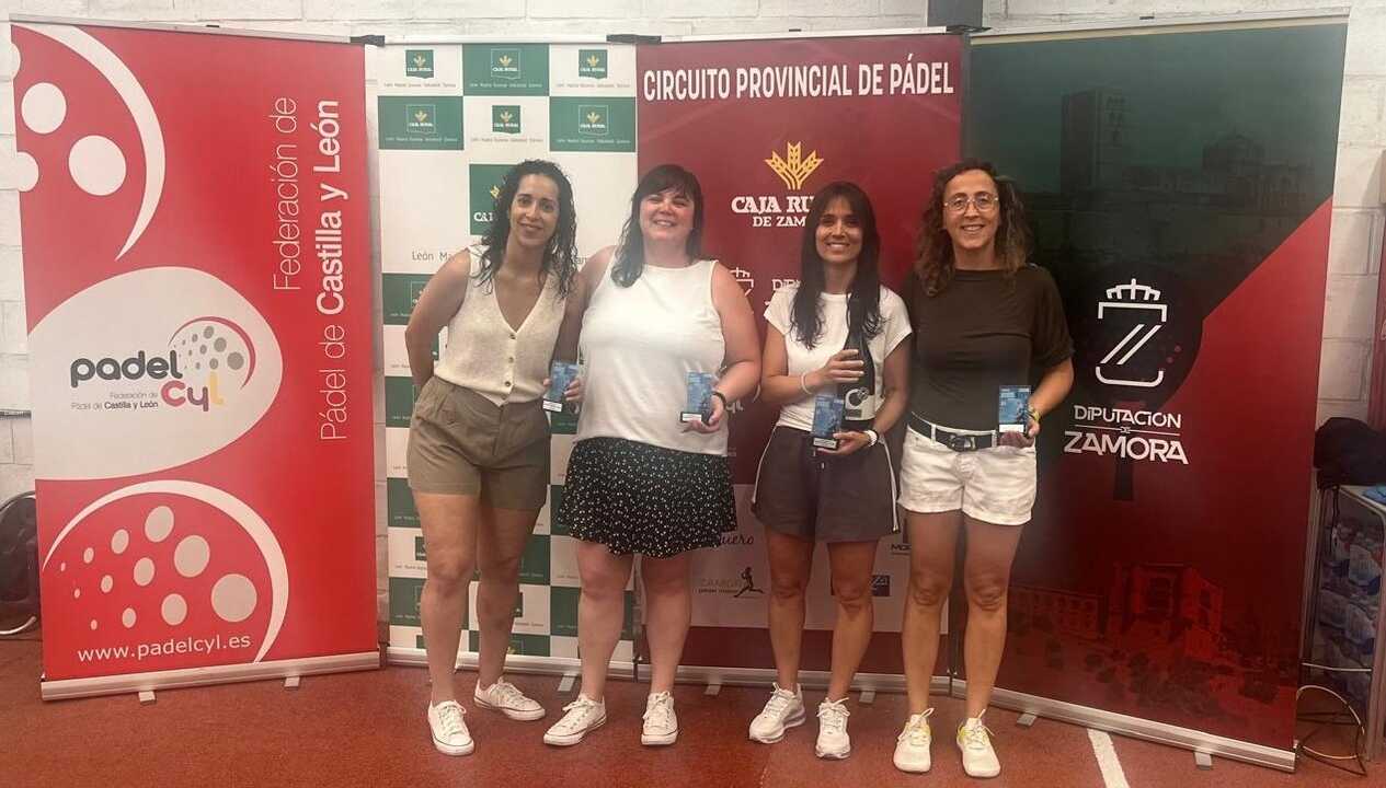 FINALISTAS FEMENINAS Campeonato Provincial de Pádel Zamora