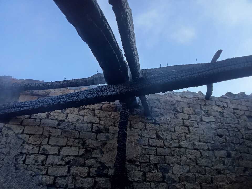 Incendio casa desahbitada Villanázar _5