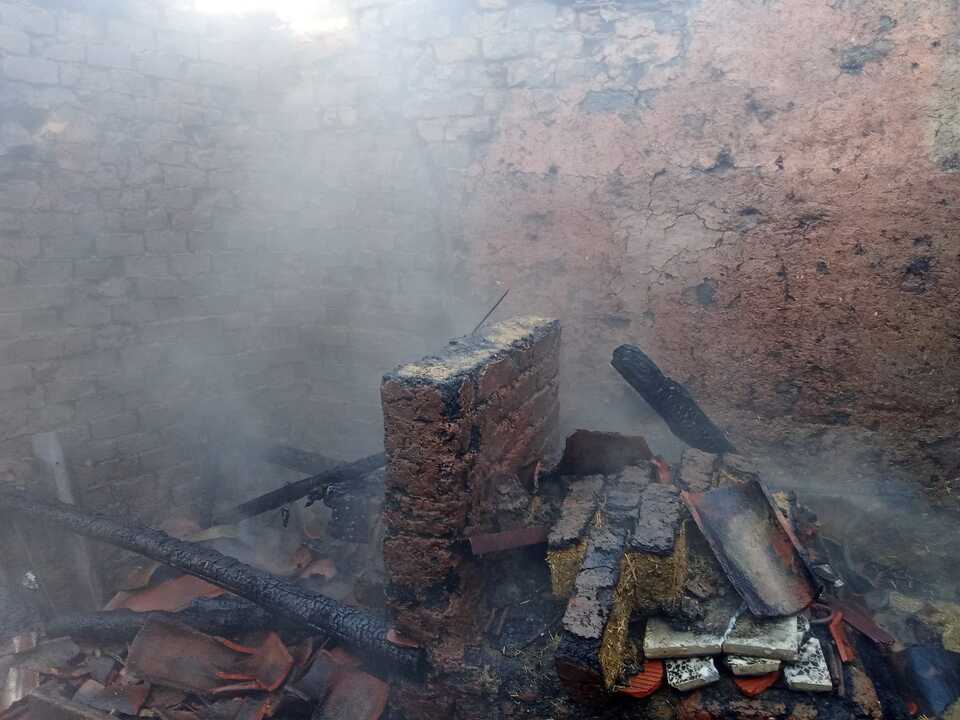 Incendio casa desahbitada Villanázar _2