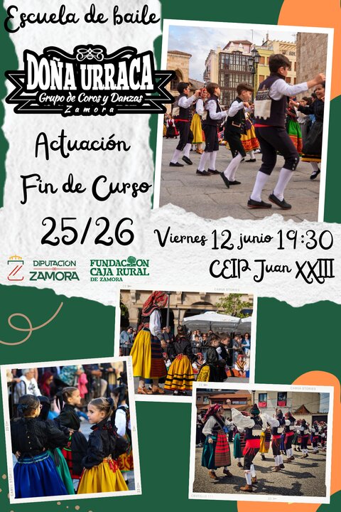 Cartel de la actuación de Doña Urraca