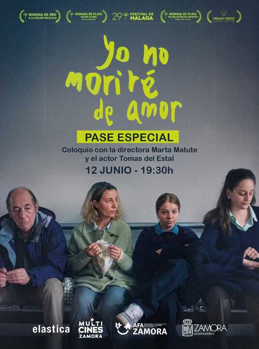 Proyección especial 'yo no moriré de amor ' multicines zamora