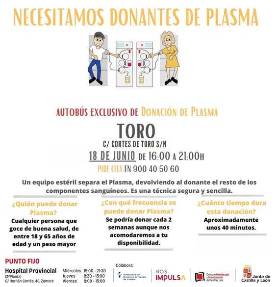 Donación de Plasma Toro
