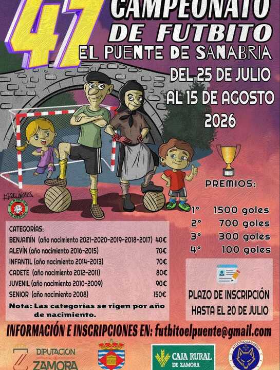 47º Campeonato de Futbito El Puente de Sanabria cartel
