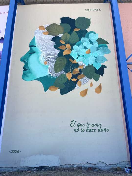 mural de Gela Ramos en Santibáñez de Tera (2)