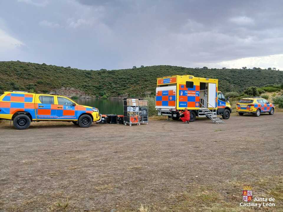 Operativo de búsqueda jóven desaparecido embalse de Ricobayo _7