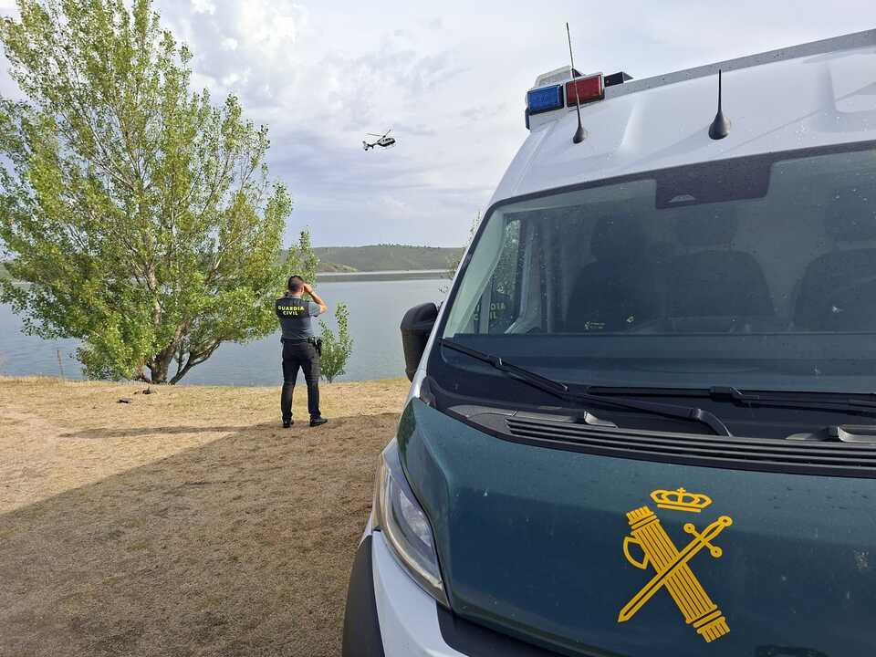 Operativo de búsqueda joven desaparecido embalse de Ricobayo _2