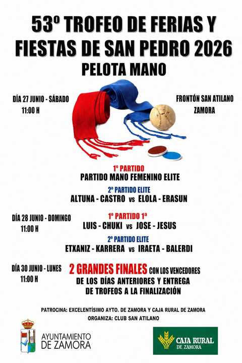 53 trofeo de pelota mano san pedro cartel
